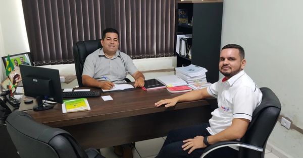 Visita do empresário Lincoln Marcos